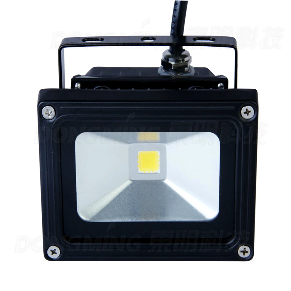 Most powerful 35pcs black cover led flood light outdoor white IP65 900LM AC85-265V RGB 10w led flood light bulbs low price