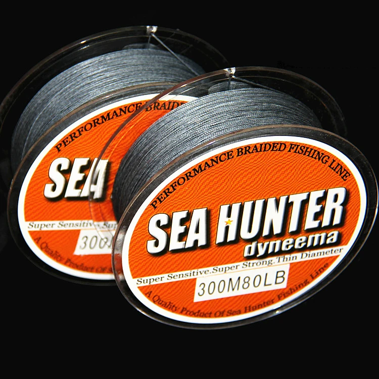 High quality PE braided fishing line strong durable anti bite fish line wear resistant 4 strands fishing lure line