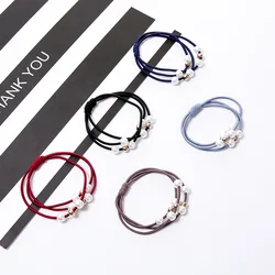 2019 Fashion Pearl Elastic Hair Bands multilayer hair ring Ponytail Holder Headband Rubber Band for women girls Hair Accessories