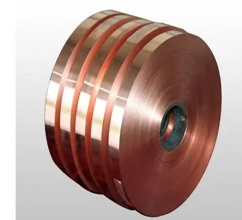 

10m/lot Thicness: 0.1mm Width: 50mm Pure T2 Copper Cu Metal Sheet copper belt copper strap copper strip