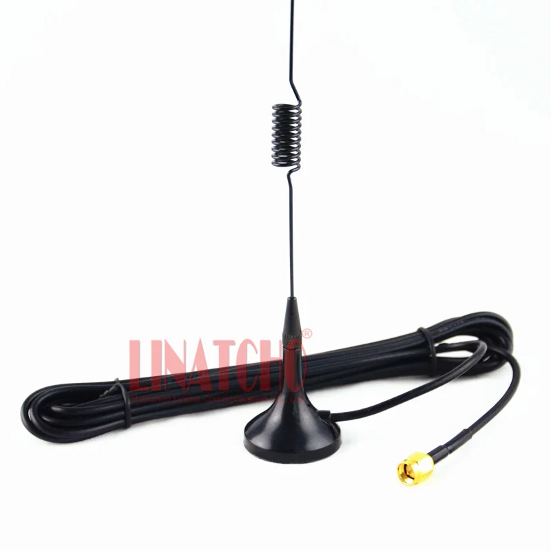 dual band UT102 VX-3R VX-5R VX-7R FT-60R walkie talkie radio rg174 3 meters sma male sucker antenna