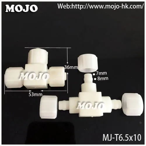 2020 Free shipping!!  MJ-T6.5x10 Hydraulic pressure fitting connector with the nuts (100pcs/lots)