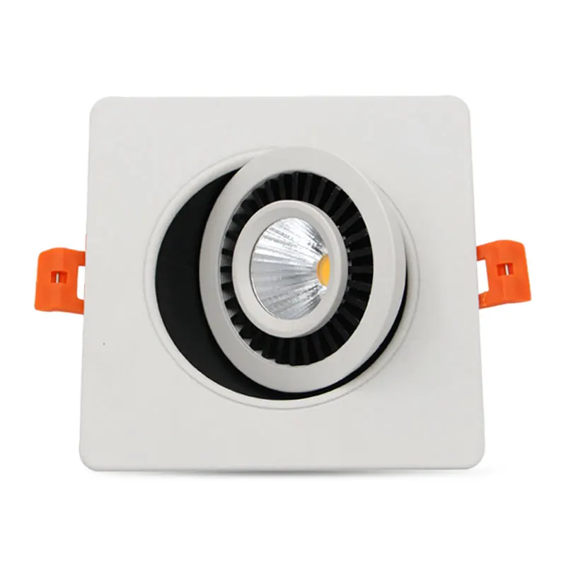 

5pcs/lot Indoor Down lighting 360D Rotate Aluminum Led Down Lights Cut Hole ,3.5", 7W Led Ceiling Light 100-240V