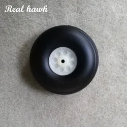 1pcs/lot  PU Airplane Wheels diamete25/32/38/45/50/57/63/70/76mm Rubber Wheel For RC Airplane Model And DIY Robot Tires