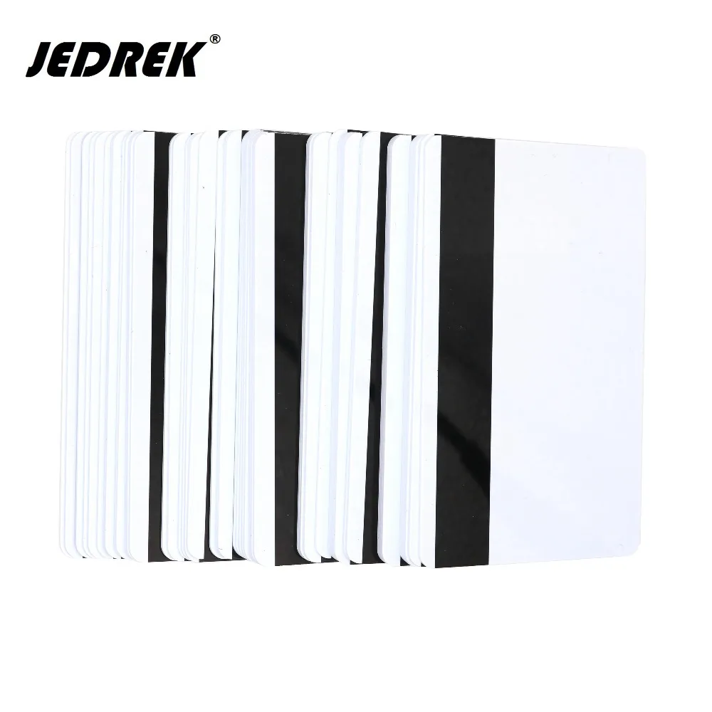 100x blank CR80 ID ISO PVC Credit Card LoCo 1-3 Magnetic Stripe PVC Card free shipping