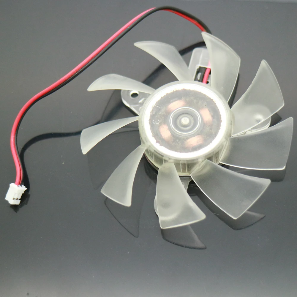 Free Shipping PLA08015S12HH 12V 0.35A 75mm 47*47*47mm For XFX HD4770 Graphics Card Cooler Cooling Fan 2Pin 2Wire