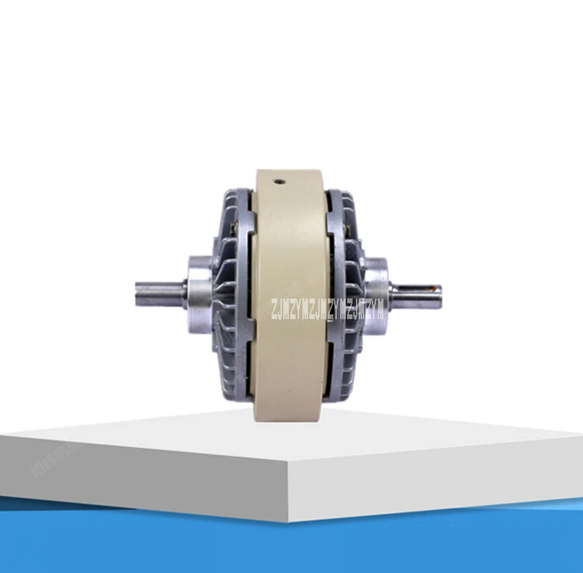 Peças para máquinas, controlador de tensão de freio, pó eletromagnético, embreagem, eixo duplo, 5kg, 24v, 50n. m, 1400rpm, 1,8a