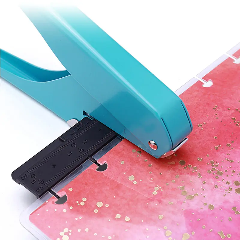 1pc Creative Mushroom Hole Puncher DIY Paper Cutter T-type Puncher Loose Leaf Paper-cut Punching Machine Offices School Supplies