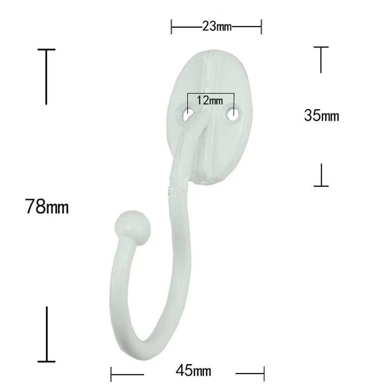 Wholesale White Alloy Door Hanger 