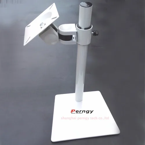 DL-AOC1 금속 베이스 더블 모니터 데스크탑 스탠드, 단일 스크린 홀더, 높이 조절 가능, 10kg, 10 인치-27 인치, 25 인치 