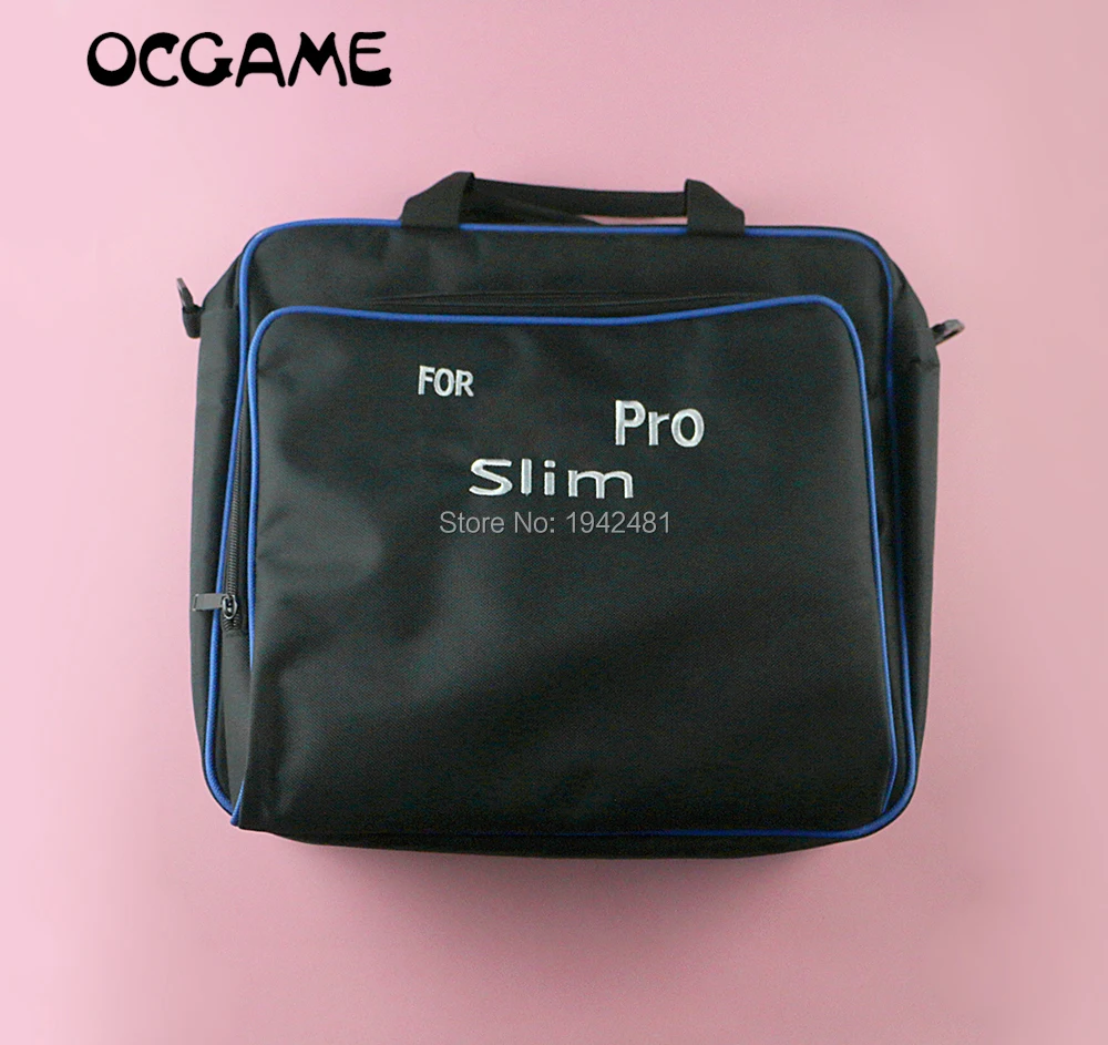 Para ps4 pro/bolsa fina bolsa de transporte de viagem bolsa de ombro protetora para sony playstation 4 slim & pro