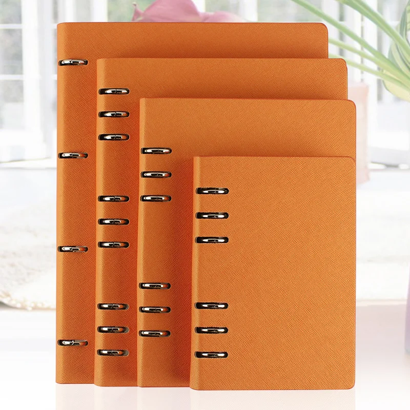 RuiZe Faux Leather Notebook A4 A6 B5 A5 Spiral Notebook Planner Agenda 2023 Hard Cover Office Business Notepad Planner Binder