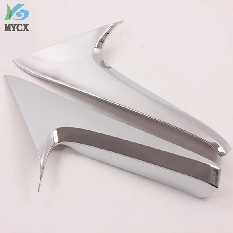 

For Toyota Rav4 Rav 4 2019-2020 ABS Chrome Rear Tail Window Triangle Cover Kit Trim Strip Exterior Accessories Car Styling
