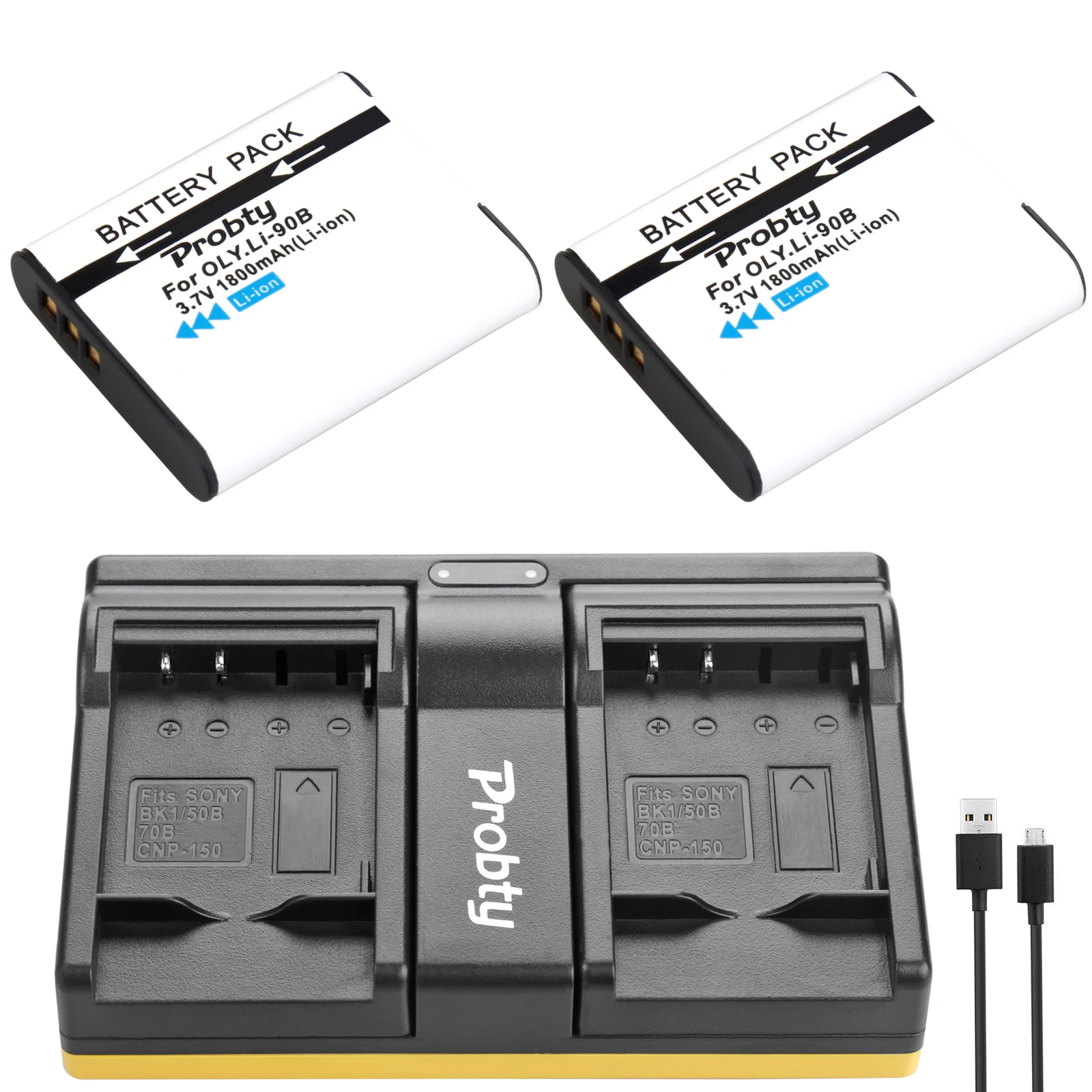 Li-90B Battery & Charger For Olympus LI-92B TG-4 TG-3 TG-2 TG-1 iHS SH-60 SP-100  SH-1  SH-50 iHS   SH-60  Tough TG-1 iHS
