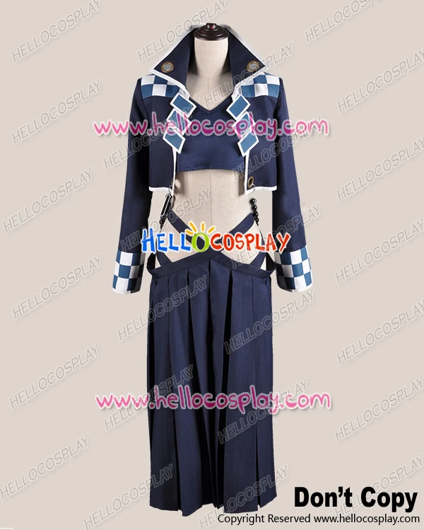 

Brave Ten Cosplay Rokuro Unno Blue Uniform Costume H008