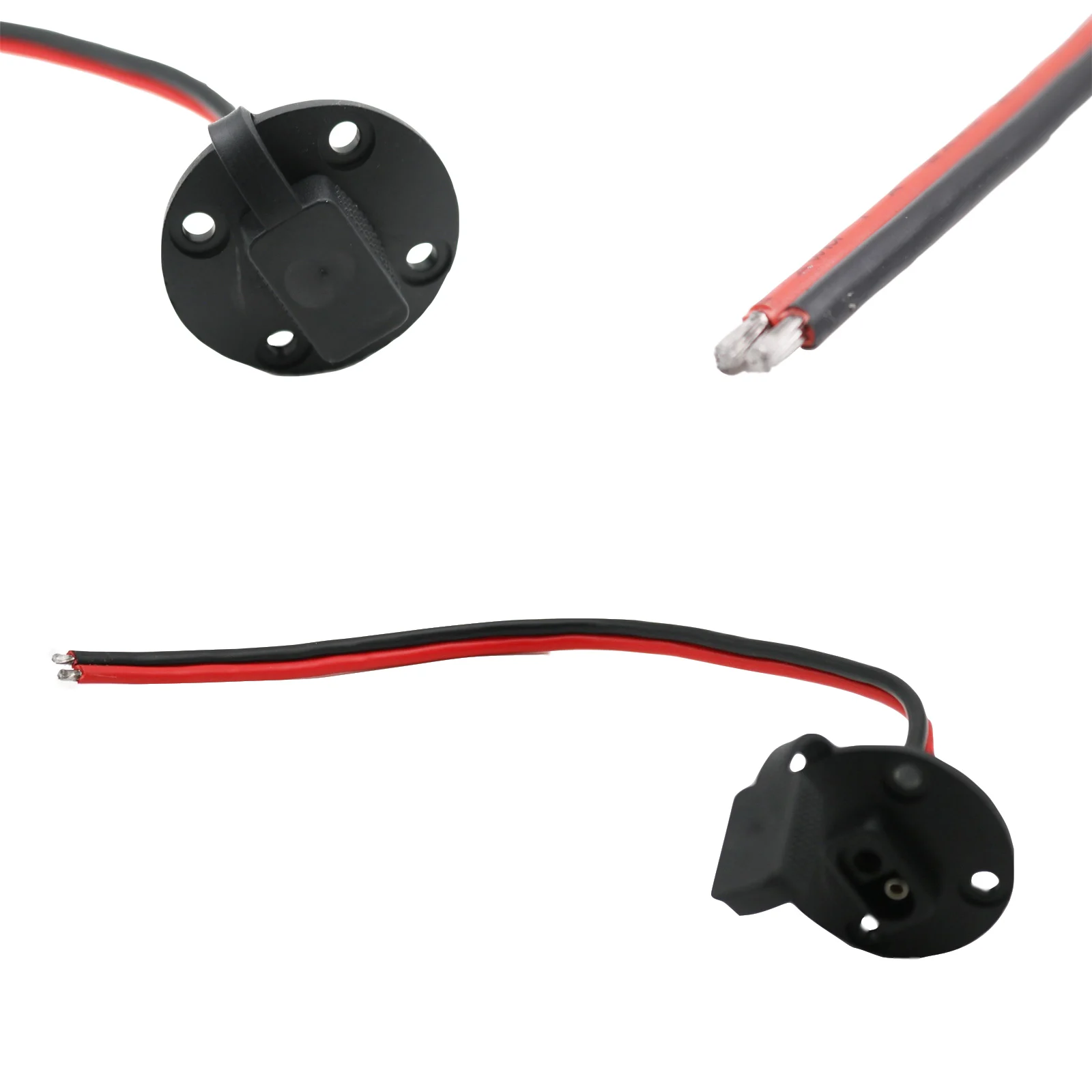 Harness Wasserdichte Abdeckung SAE Power Verlängerung Kabel 12AWG Kostenlos Solar Batterie Durable Automotive 4 Löcher DIY Low Volt