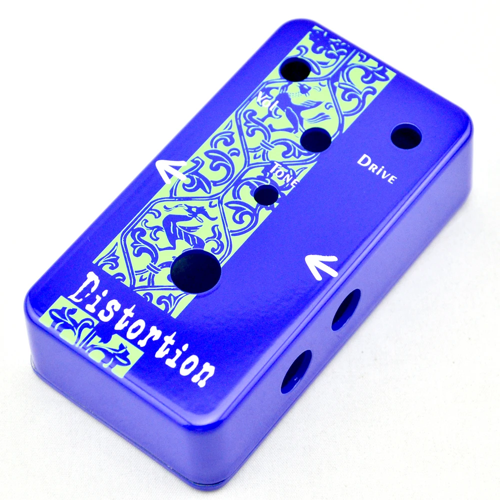 NEW DIY Guitar Distortion Pedal Kit Deep Blue Distortion True Bypass With  High-Quality 1590B Case