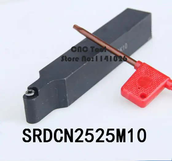 SRDCN2525M10 25*25*150มิลลิเมตรโลหะกลึงเครื่องมือตัดกลึงเครื่องCNCเปลี่ยนเครื่องมือผู้ถือเครื่องมือเปลี่ยนภายนอกS-ประเภทSRDCN