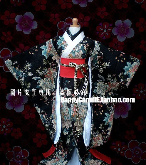 1/4 1/3 scale BJD clothes Japanese kimono suit for BJD/SD doll accessories,Not included doll,shoes,wig,and other 1226