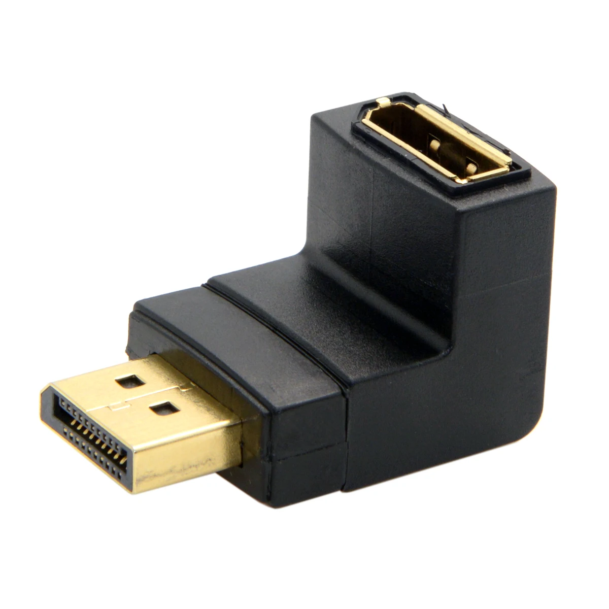 Chenyang 90 Graden Omlaag Haakse Displayport Man-vrouw Extension Adapter