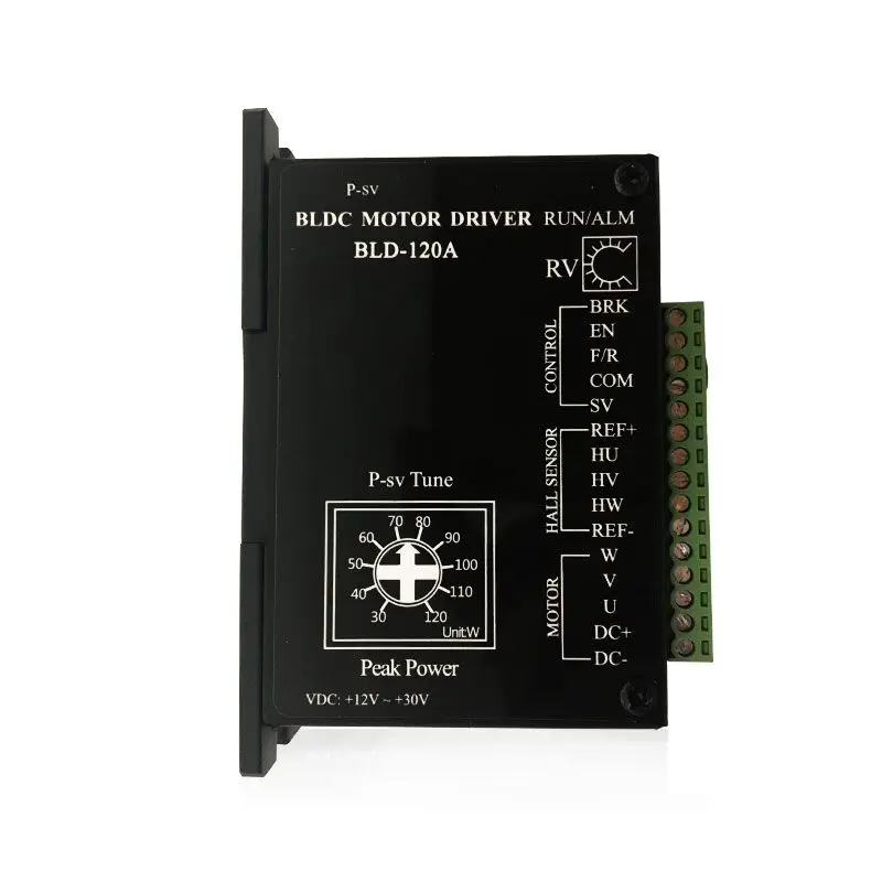 24V Brushless DC Motor Driver BLD-120A 12-30VDC 120W BLDC Motor controller