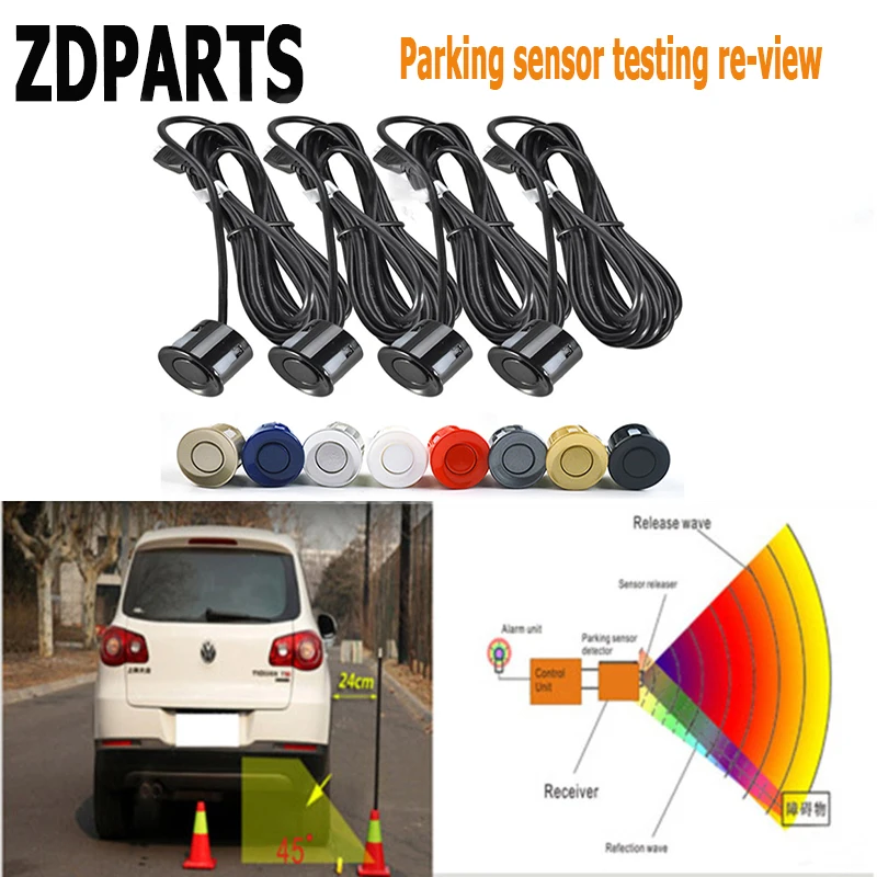 ZDPARTS 4PCS For Bmw E46 E39 E60 E90 F30 F10 E30 X5 E53 Citroen C5 C4 C3 Saab Car Parking Tracker Sensor Monitor Reversing Probe