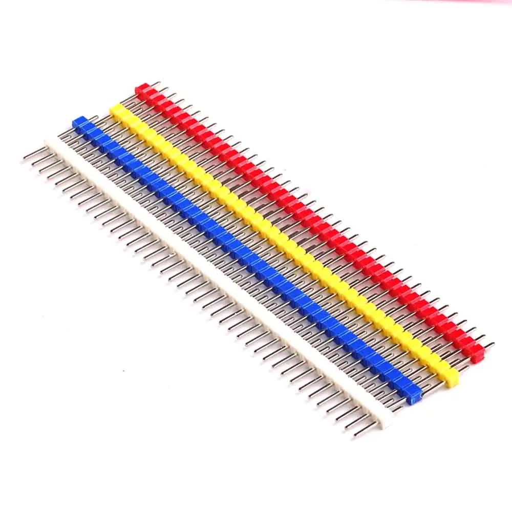 5PCS 2.54mm 2 x 40 Pin Male Double Row Pin Header Strip