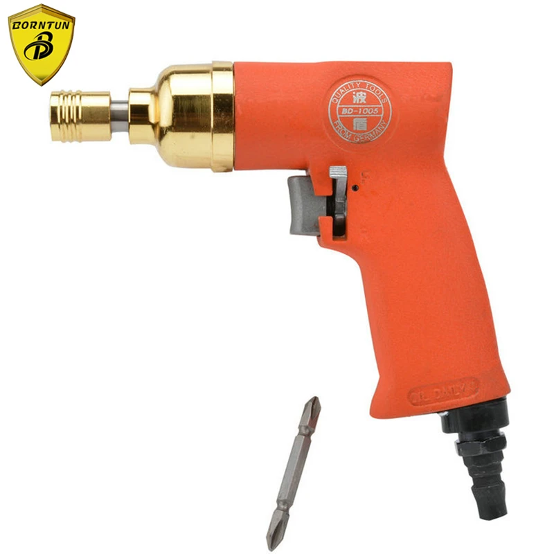 Borntun Pneumatic Air Screwdriver 8000rpm Screw Drivers 3-5mm 30Nm Screwdriving Gun Tool Power Machine