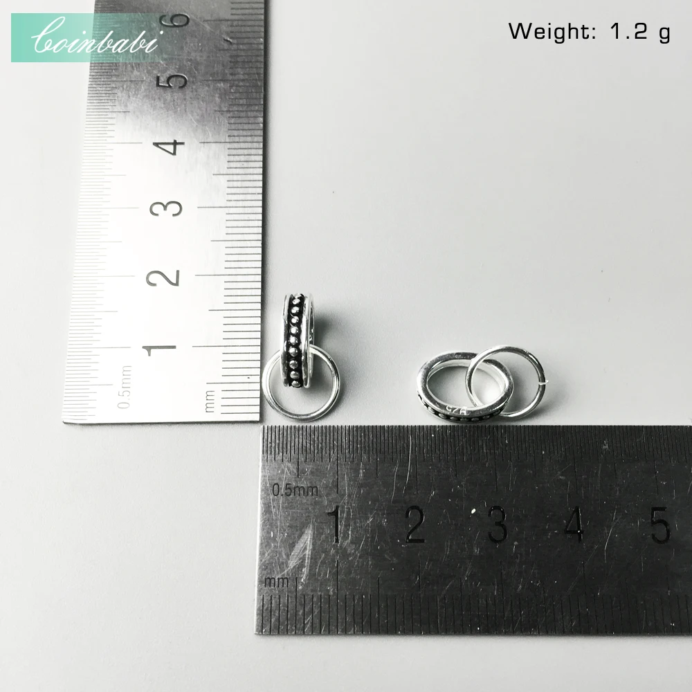 Pendant Charm Carrier Round Trendy Gift For Women & Men Glam Fashion 925 Sterling Silver Fashion Jewelry AccessoriesWholesale