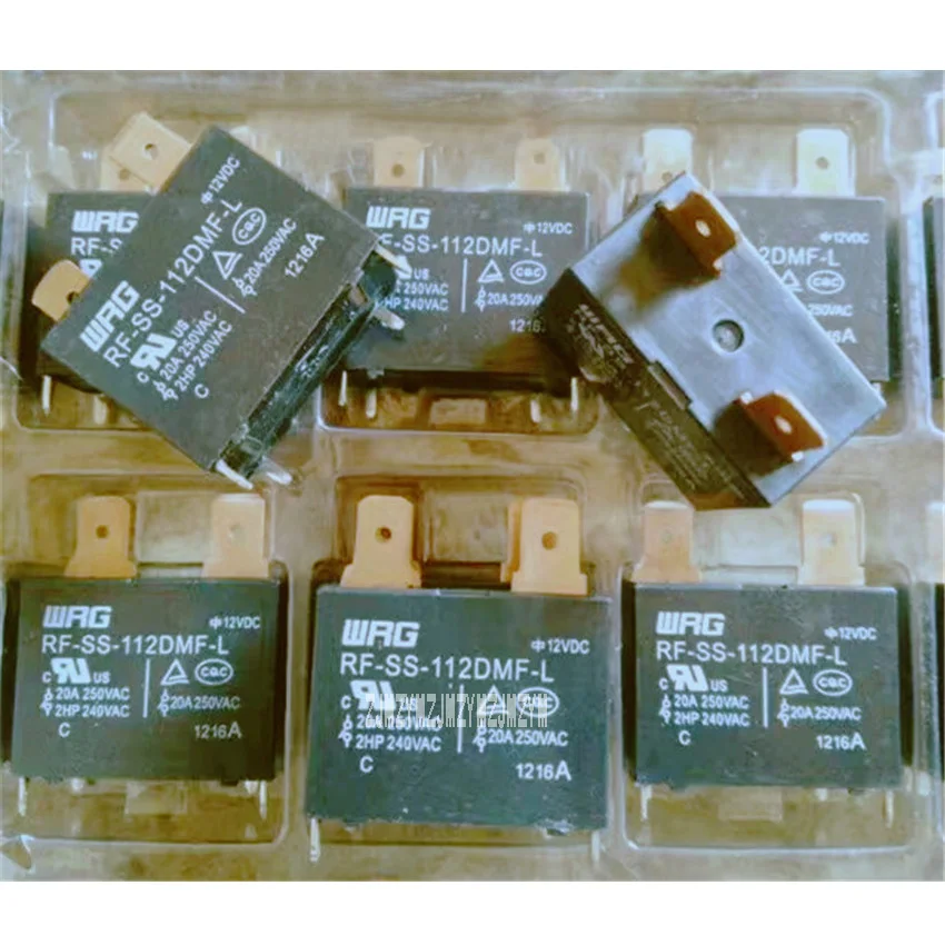 

48pcs/lot 100% New And Original WRG Relay RF-SS-112DMF 20A 12VDC Household Appliances Electromagnetic relay Hot Selling