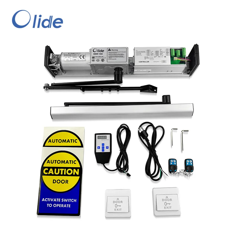 olide electric swing door opener operador de porta automatica residencial controle remoto sem fio olide120b 01