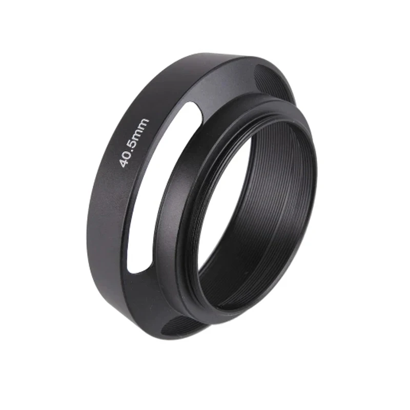 Новинка 40,5 43 46 49 52 55 58 62 67 мм черная изогнутая металлическая бленда для объектива камеры Leica M для Камеры Pentax для S & ny для Olympus