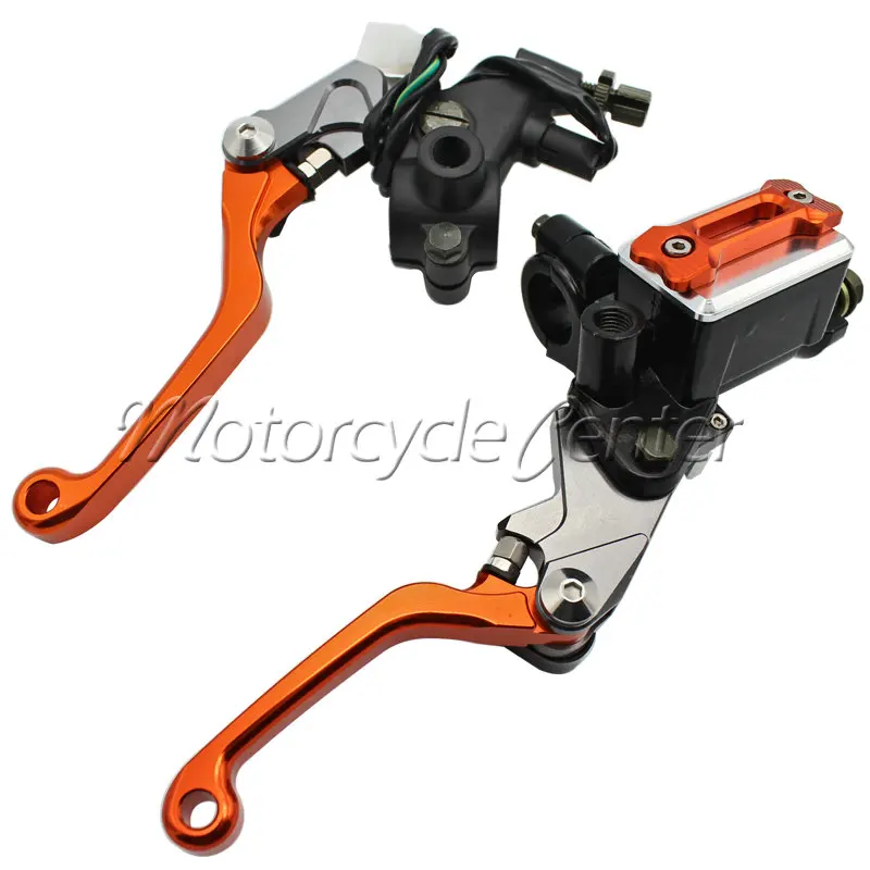 7/8" 22mm Brake Hydraulic Master Cylinder Kit Reservoir Levers For Suzuki RM 85 125 250 RMZ 450 DRZ 400R 400S SM DR250R 250SB