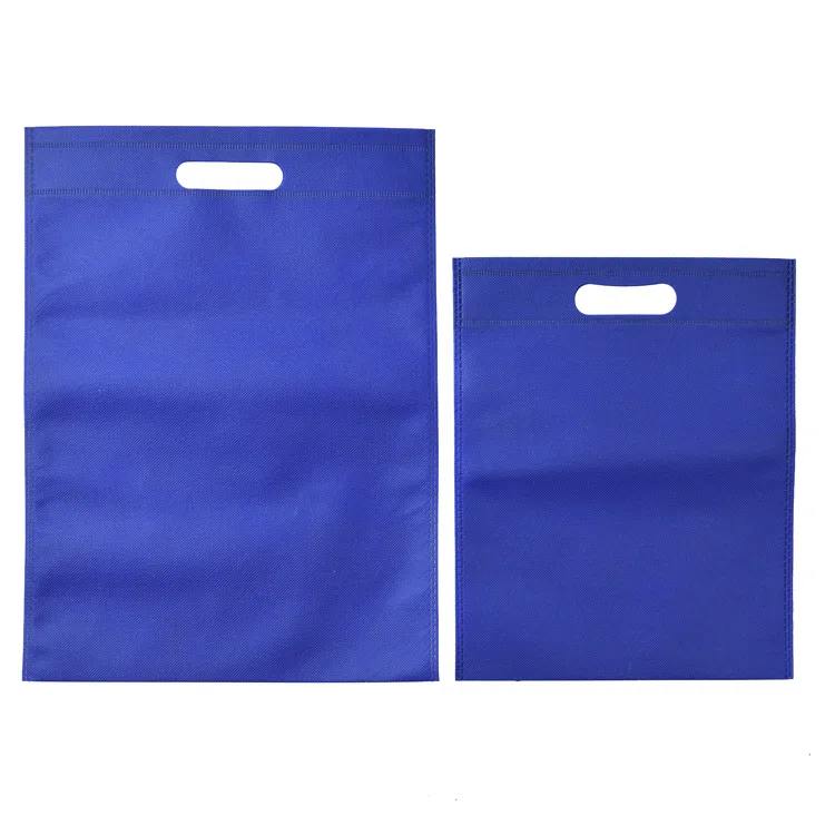 

Promotional Custom Logo Print Eco Friendly Die Cut Shopping Non-Woven Bags D Cut non woven bag