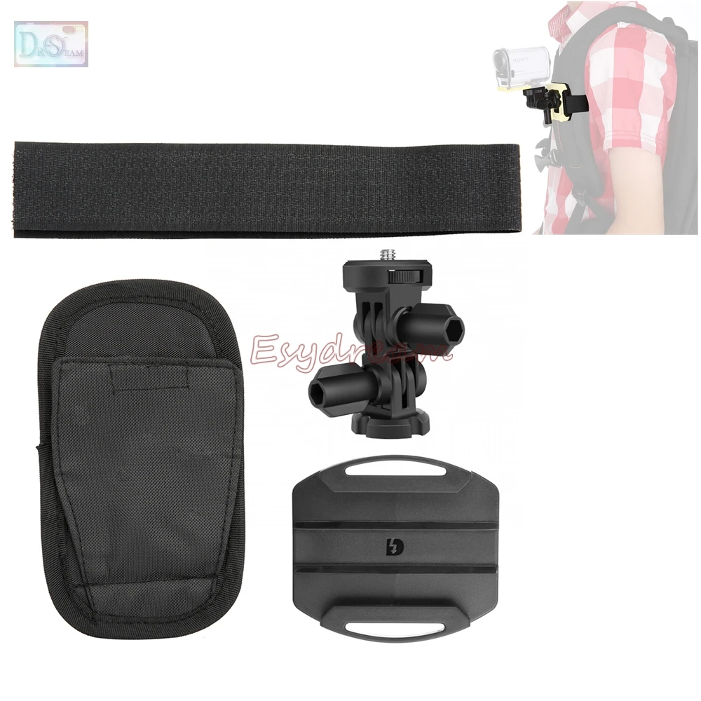 Adapter do montażu plecaka do kamery Sony Action Cam FDR-X3000 HDR-AS30V HDR-AS100V HDR AS15 AS20 AS30V AS300 AS200V AS100V jako VCT-BPM1