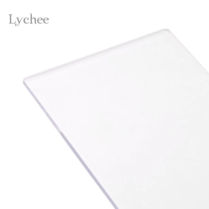 Lychee Life 1Pcs Transparent Provo Craft Adapter Plate Platform Replacement For Cut Dies Scrapbooking Embossing Card Making