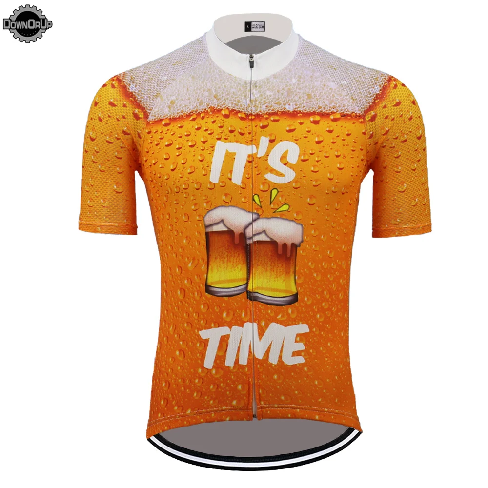 multiple choices beer Cycling jersey men short sleeve ropa ciclismo triathlon cycling clothing Bike wear mtb jersey MTB