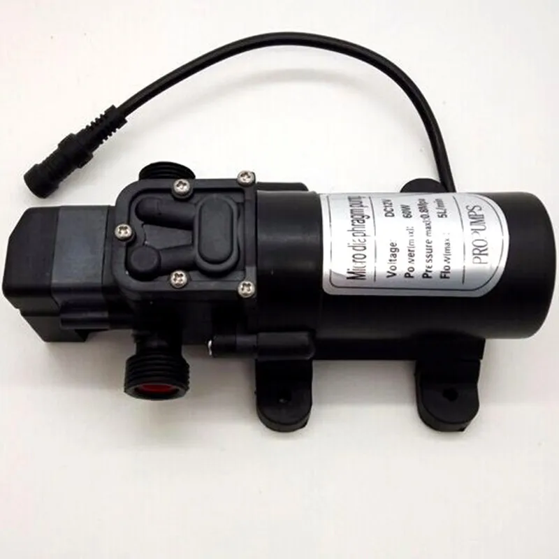 

C127 Mini water pump 12V DC 60W self-sucking smart water sprayer water pressure sprayer mini misting pump spray garden pump