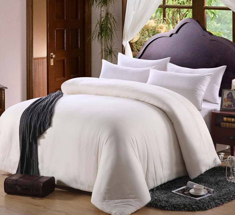 

200*230 100% Fresh Long-Staple Comforter non-toxic Quilted cotton mattress Pad Cotton-padded Quilt Cotton Duvets Winter Blanket