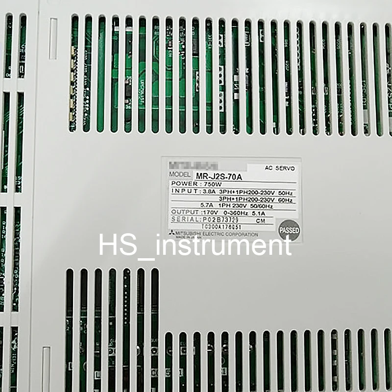 Originele MR-J2S-70A Mitsub Servo Driver 700W Mr J2S 70A MRJ2S70A