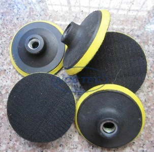 [4''*M16] plastic connector fittings stick plate for angle HAND grinder FREE shipping | 100mm suck disc for wet polishing pad