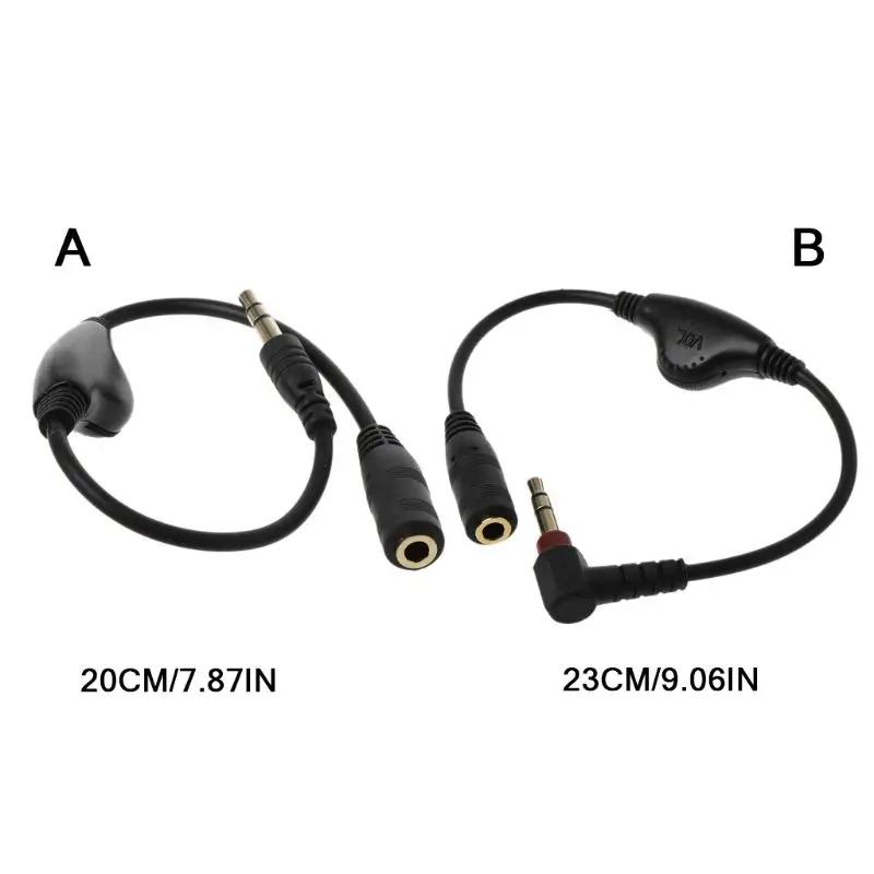 Cable de extensión de Audio estéreo con Control de volumen para auriculares, adaptador macho a hembra Jack de 3,5mm, Cable de auriculares para