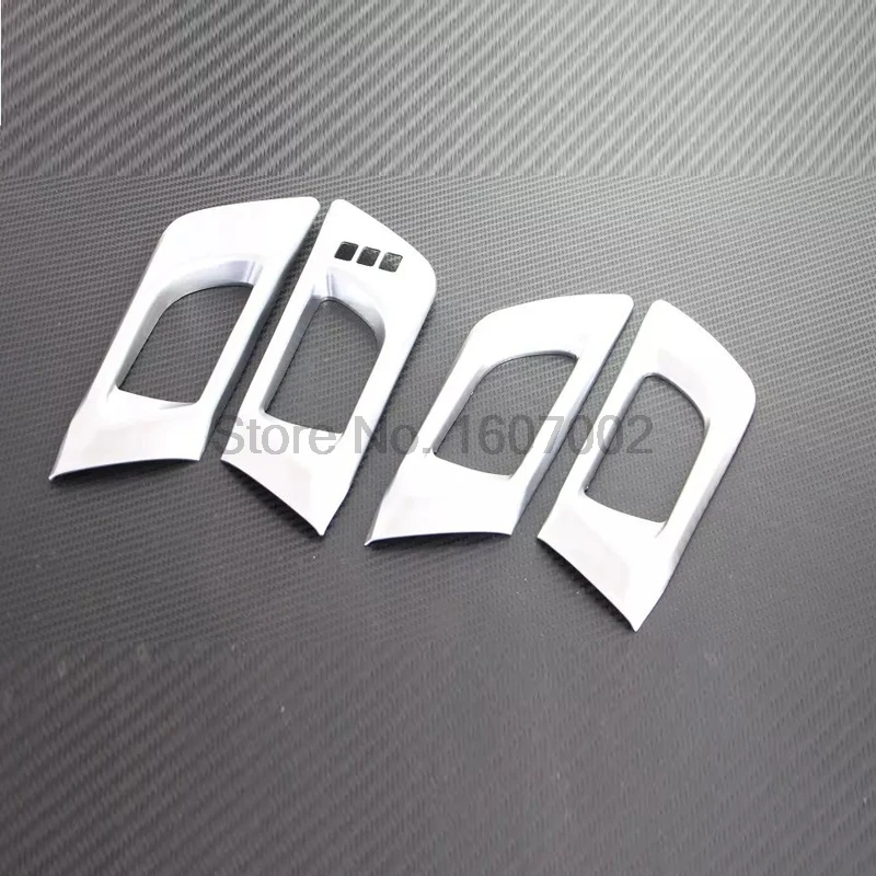 For Subaru Outback 2015 2016 ABS Chrome Inner Door Handle Bowl Cover Trim Protector Decoration Left-driving Model