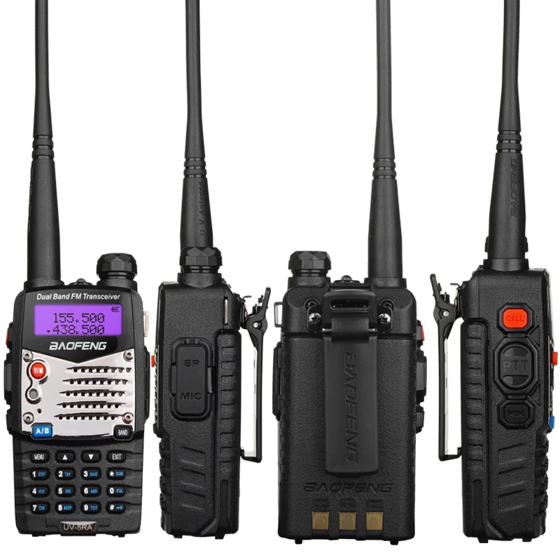 2pcs Baofeng UV-5RA Walkie Talkie walkie Scanner Radio Vhf Uhf Two Way CB radio communicador more beauty  Baofeng uv-5r рация