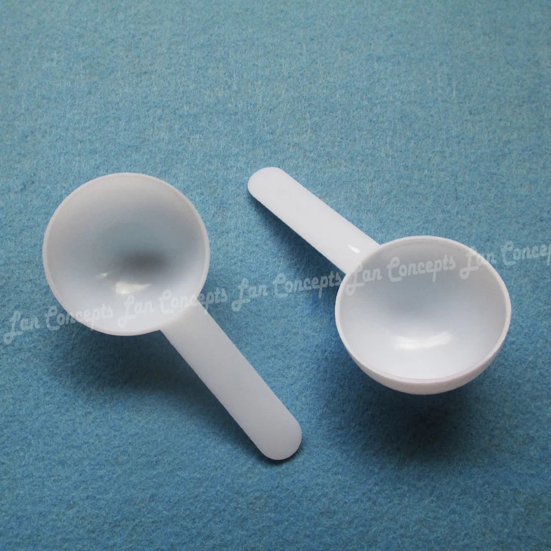 

12 gram / 25ML Plastic Measuring Scoop 12g PP Spoon for medical milk powder Liquid - white 200pcs/lot Free shipping