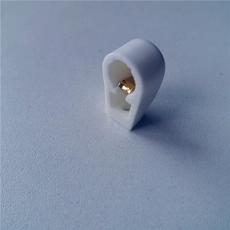 10 قطعة أنبوب قبعات السيراميك درع قبعات MCXG 7.4 مللي متر أنبوب الكترون لوحة قبعات القدم الذهبية ل 807/6146B/FU7/FU25/310A مُضخّم صوت