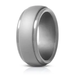 8mm Food Grade FDA Crossfit Flexible Camouflage Silicone Rings for Men Rubber Wedding Bands Male Jewelry Size 12 13 14