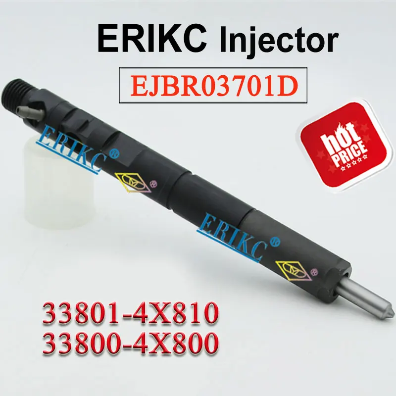 

ERIKC EJBR03701D R03701D Common Rail Full Injector 33801-4X810 For Diesel Car Euro 3 Engine Injection Auto Oil Pump EJBR0 3701D