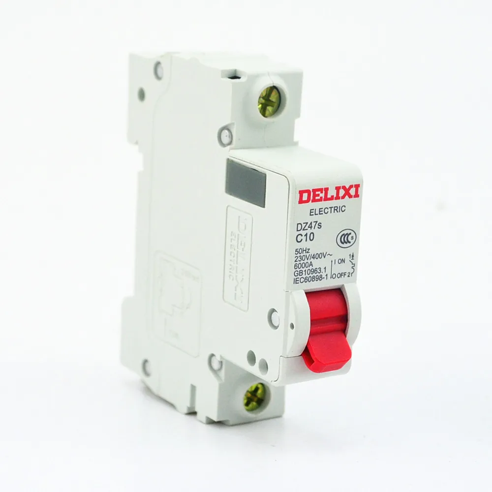 Miniature Circuit Breaker DZ47S DELIXI MCB  1Pole 2Pole 3Pole  \