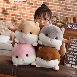 50-120cm Big Size Doll Cartoon Hamster Plush Toy Soft Stuffed Animals Pillow Girls Birthday Gifts Winter Hand Warm